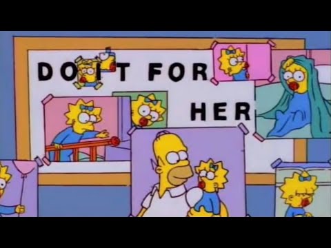 Do It For Her | And Maggie Makes Three - Season 6 Episode 13 | The Simpsons