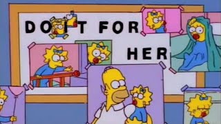 Do It For Her | And Maggie Makes Three - Season 6 Episode 13 | The Simpsons
