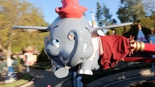 Dumbo the Flying Elephant (Full Ride : HD POV) - Disneyland CA