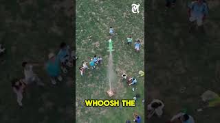 Student-Made Soda Bottle Rocket - DIY STEM Project #science