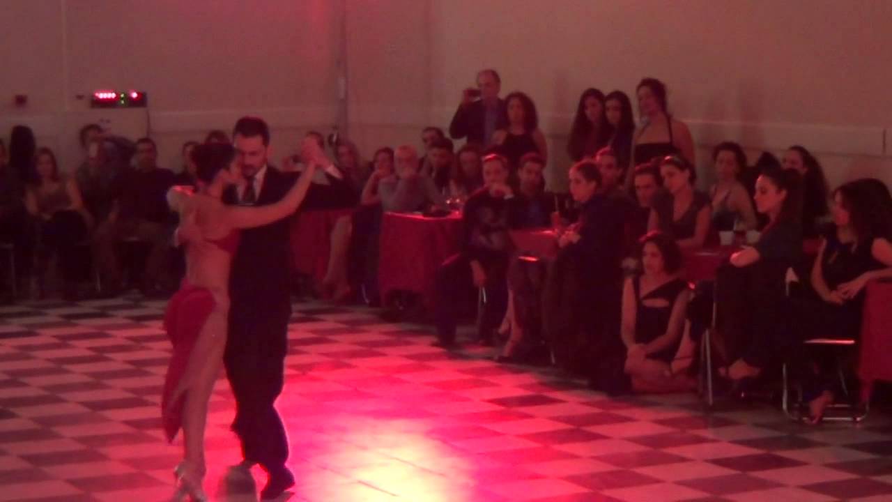 Gisela Vidal y Panos Nikoletos bailan El Pañuelito por O.Pugliese en Tango Acropolis Festival 2014