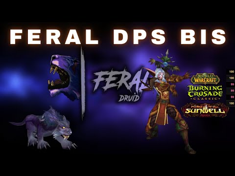 Feral Druid DPS Phase 5 BiS (Classic TBC)