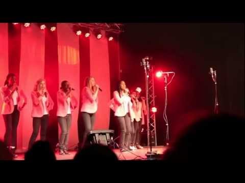 Acabellas Singing As Long as You Love Me/Wide Awake Mash Up at Sing Strong Competition 2013