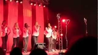 Acabellas Singing As Long as You Love Me/Wide Awake Mash Up at Sing Strong Competition 2013