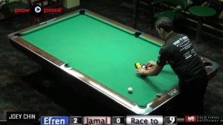 Efren Reyes vs Jamal Oussi - 10 Ball - Jan 2016 / PT #2
