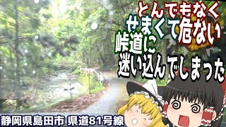 【ゆっくりドライブ】とんでもなく狭い峠道に迷い込んでしまった