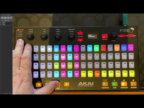 Akai Fire - New features with Bitwig/Reaper - DrivenByMoss 11.5 - 11.7
