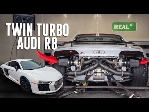 Our New TWIN TURBO Audi R8 Build! AMS Alpha 10 (Dyno | Install | Street Pulls)
