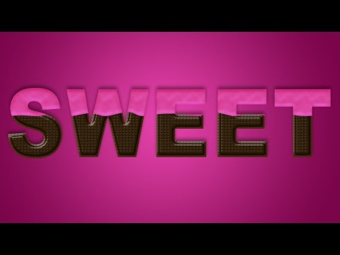 Chocolate Text Effect In Photoshop