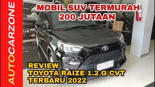 The Latest 2022 Toyota Raize 1.2 G CVT | Indonesian Review
