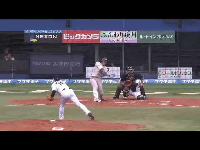【2回表】逆風切り裂く T-岡田の一発でバファローズ先制!! 2015/6/27 M-Bs