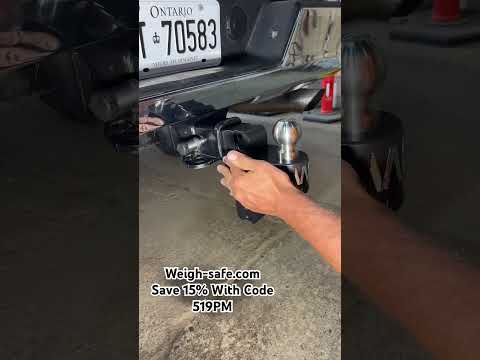 Weigh Safe Adjustable Aluminum Hitch! MEASURE YOUR TONGUE WEIGHT! #WeighSafe ##Hitch #HitchReceiver