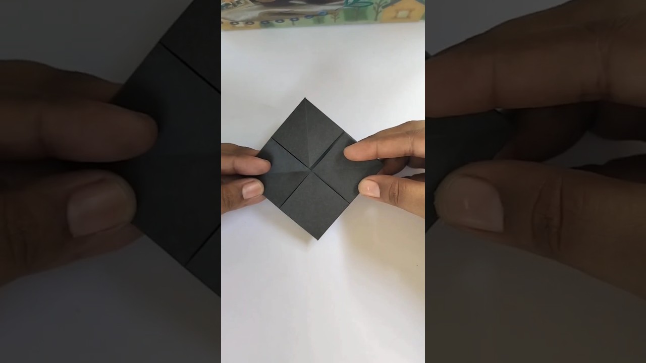easy crow craft/ fun craft/ paper crow craft #papercraft #craft #crow #origami #origamibird #shorts