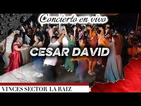 CESAR DAVID//CONCIERTO PROVINCIA DE LOS RIOS//VINCES LA RAIZ💃💃2025🕺🕺.