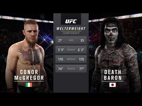 Conor McGregor vs. Death Baron - EA Sports UFC 2 - Original Fighters