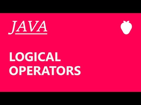Java Tutorial 8 Logical Operators