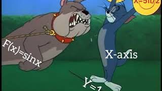 Learning trigonometry and maths with tom and Jerry