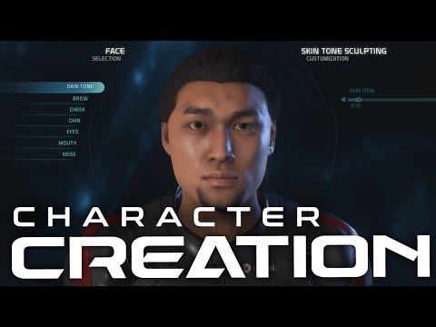 Mass Effect Andromeda: Character Creation! Male Ryder with Daddy
