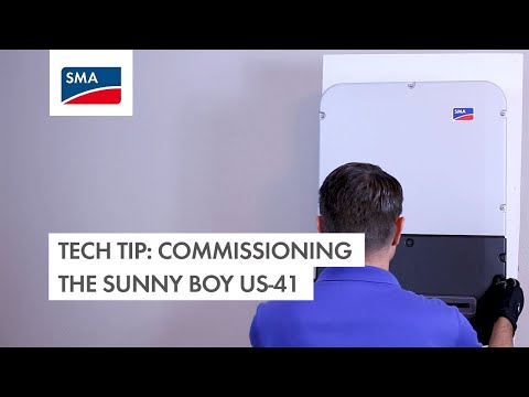Commissioning the Sunny Boy US-41