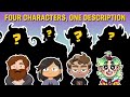 FOUR Artists Draw Characters Using the SAME Description