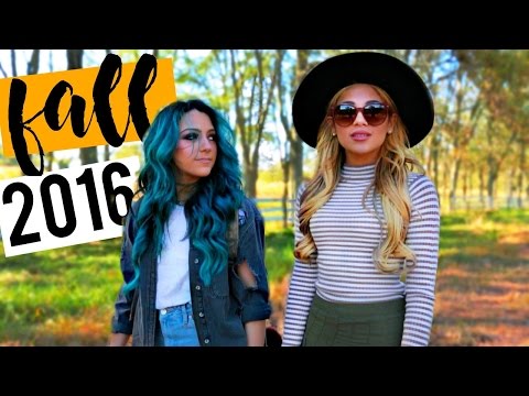 FALL LOOKBOOK 2016! Outfit ideas for Fall | Niki and Gabi