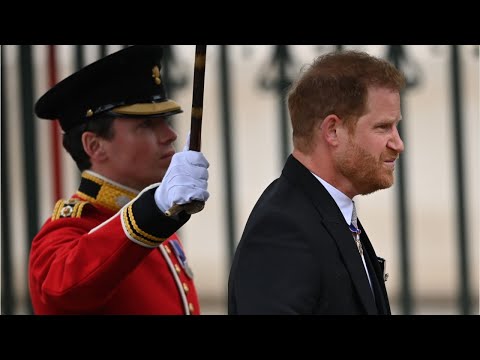 Prince Harry caught 'in a petulant mood' as coronation attire slammed