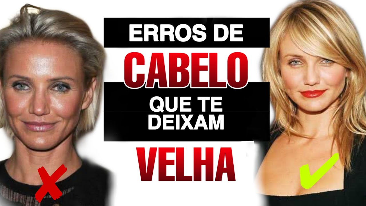 ❌ ERROS COM SEU CABELO 👵 Eles te envelhecem / 😱 EVITE ELES!!!