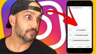 Je regarde les messages privés instagram de ma copine : choqué 😲 et déçu 😂