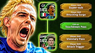 インザーギに能力上昇系スキル全部付与してスーパーインザーギ作ってみた【eFootball2026アプリ】
