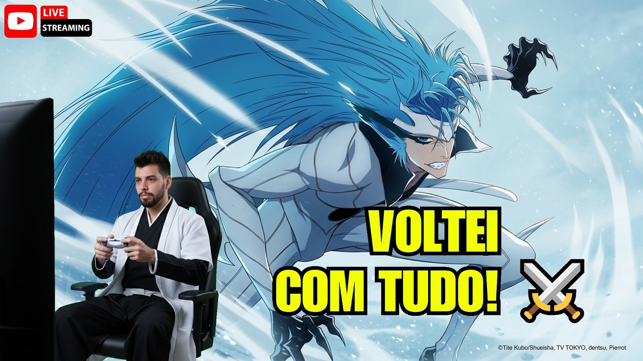 O REI VOLTOU! 🐾 GRIMMJOW CHEGOU e EU TAMBÉM no BLEACH: Soul Resonance!