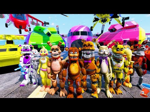 Animatronics Break Into The Secret Military Base Gta 5 - 