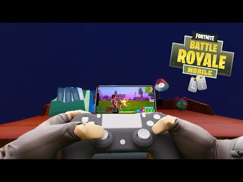 Playing Fortnite Mobile On A Controller With Paddles!