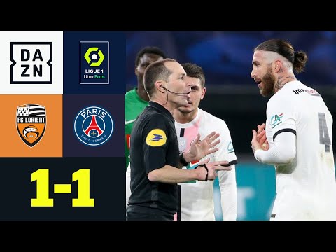 Ramos macht Ramos-Sachen - Icardi sichert spät einen Punkt: Lorient – PSG 1:1 | Ligue 1 | DAZN