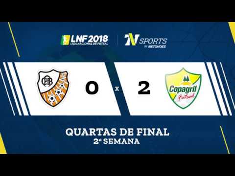 LNF2018 - ACBF 0 x 2 Copagril - Gols - Quartas - Volta