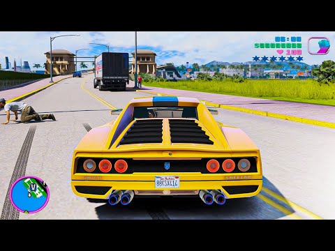 GTA Vice City 2: Trilogy Remastered Graphics Concept MOD - RTX™ 3090 Gameplay in 4K [GTA 5 PC MODS]