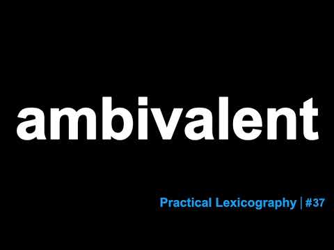 Define Ambivalent