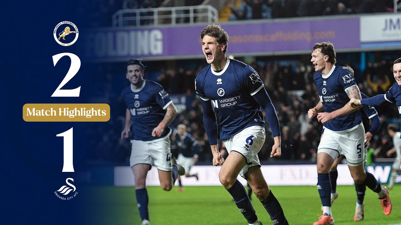 Millwall vs Swansea All Goals & Highlights