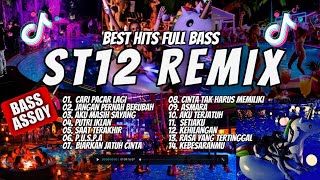 Download lagu DJ ST12 FULL BASS REMIX 💔 Kumpulan Lagu Galau Terbaik ST12 Viral TikTok | Nonstop 1 JAM 🎧 #djremix mp3