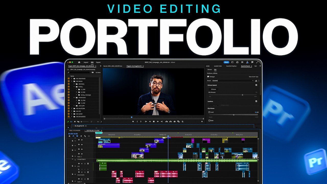 How to ACTUALLY Make a Video Editing Portfolio in 2026 (FREE TEMPLATE)