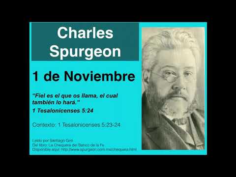 1 Tesalonicenses 5,24. Devocional de hoy. Spurgeon en español.
