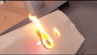 Let's start a fire with a laser-rifle...