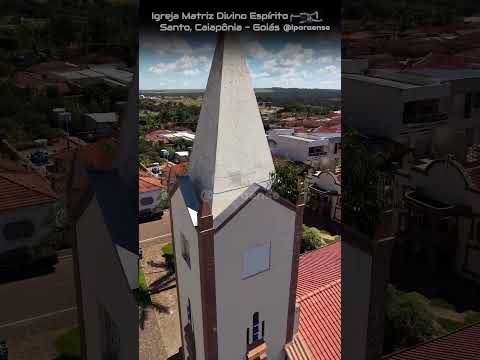 CAIAPÔNIA GOIÁS, PROJETO VISÃO AÉREA - IGREJA MATRIZ DIVINO ESPÍRITO SANTO.