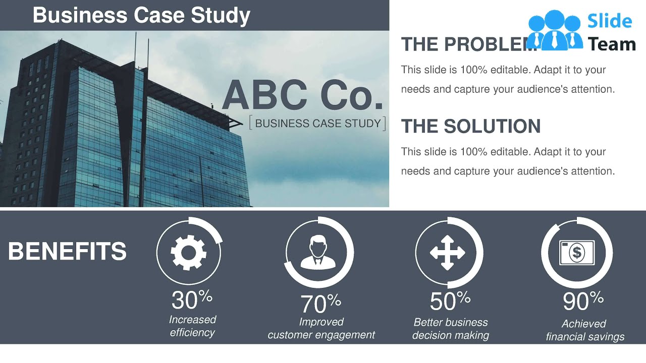 Business Case Study Template Ppt