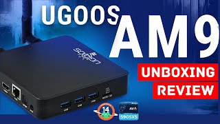 New AM9 UGOOS Android 14 TV Box  |  Power Packed   |  UNBOXING REVIEW