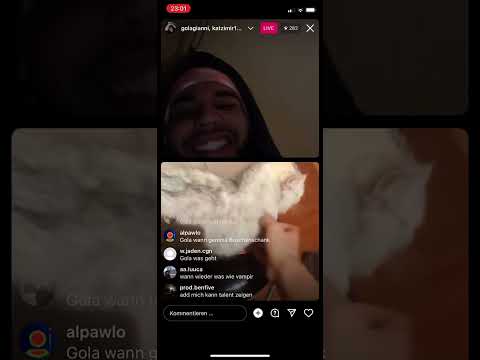 Gola Gianni Insta Live Video - Pislik macht Faxen @GOLAGIANNIOFFICIAL @pislik88m