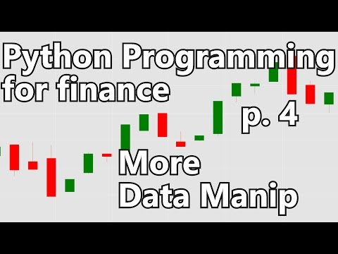More stock manipulations Python Programming for Finance p 4