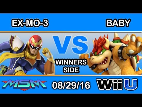 MSM 63 - EX-MO-3 (Bowser) Vs. Baby (Captain Falcon) Winners Side - Smash Wii U