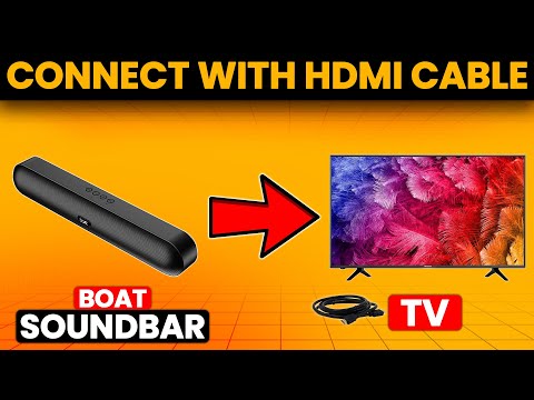 How To Connect Boat Soundbar To TV With HDMI Cable(How To Setup Boat Soundbar To TV With HDMI Cable)