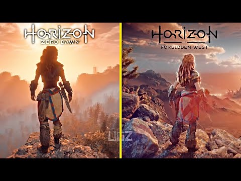 Horizon Forbidden West Vs Horizon Zero Dawn - PS5 Vs PS4 PRO Graphics Comparison