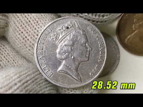 Rare coin Queen Elizabeth II 1996 Australia 20 Cent